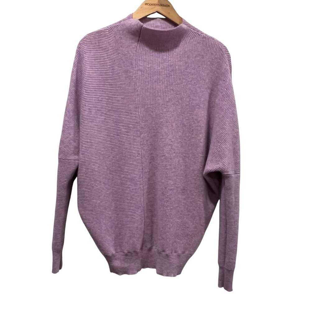Saks Dolman Long Sleeve Cashmere Sweater, Orchid Purple, M